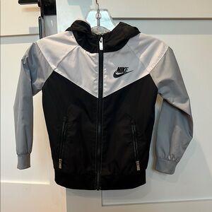 Nike Black and White Windbreaker Jacket